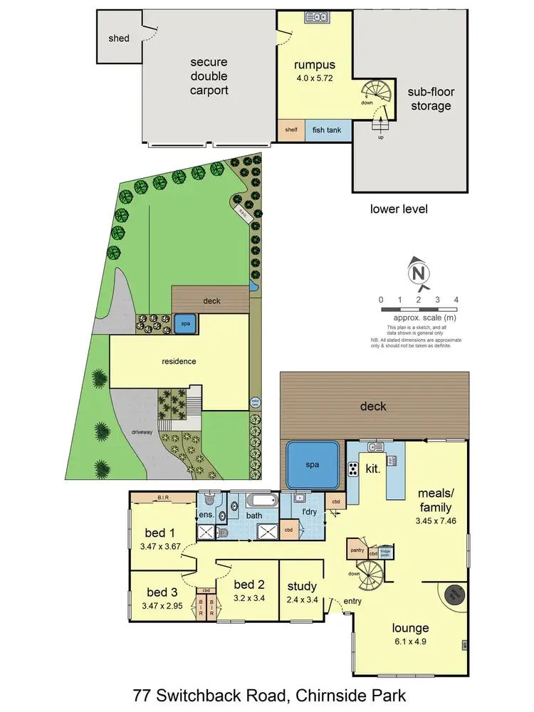 Floorplan of Homely house listing, 77 Switchback Road, Chirnside Park VIC 3116