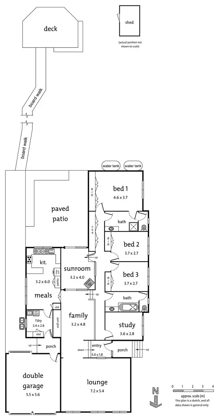 Floorplan of Homely house listing, 79 Diane Crescent, Croydon VIC 3136