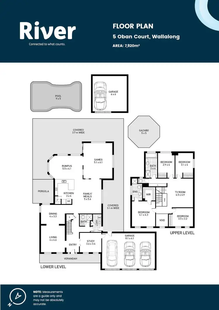 Floorplan of Homely rural property listing, 5 Oban Court, Wallalong NSW 2320
