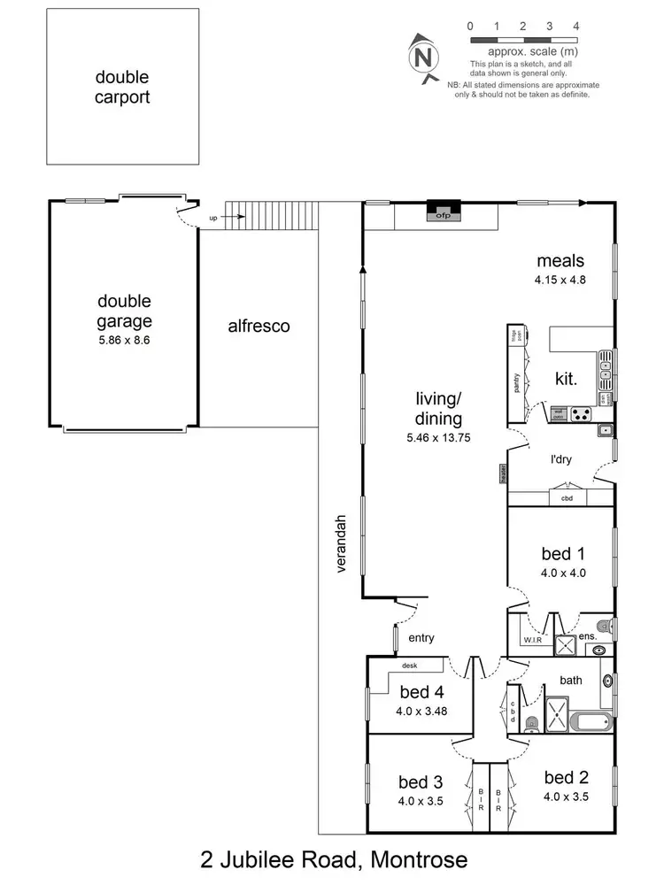 Floorplan of Homely house listing, 2 Jubilee Road, Montrose VIC 3765