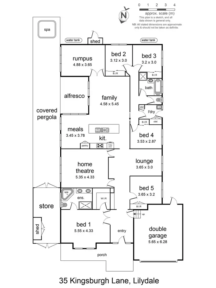 Floorplan of Homely house listing, 35 Kingsburgh Lane, Lilydale VIC 3140