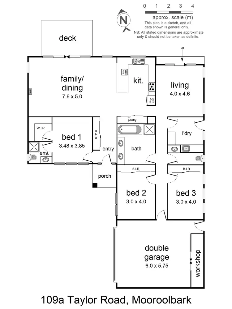 Floorplan of Homely house listing, 109a Taylor Road, Mooroolbark VIC 3138