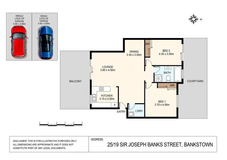 Floorplan of Homely unit listing, 25/19 Sir Joseph Banks Street, Bankstown NSW 2200