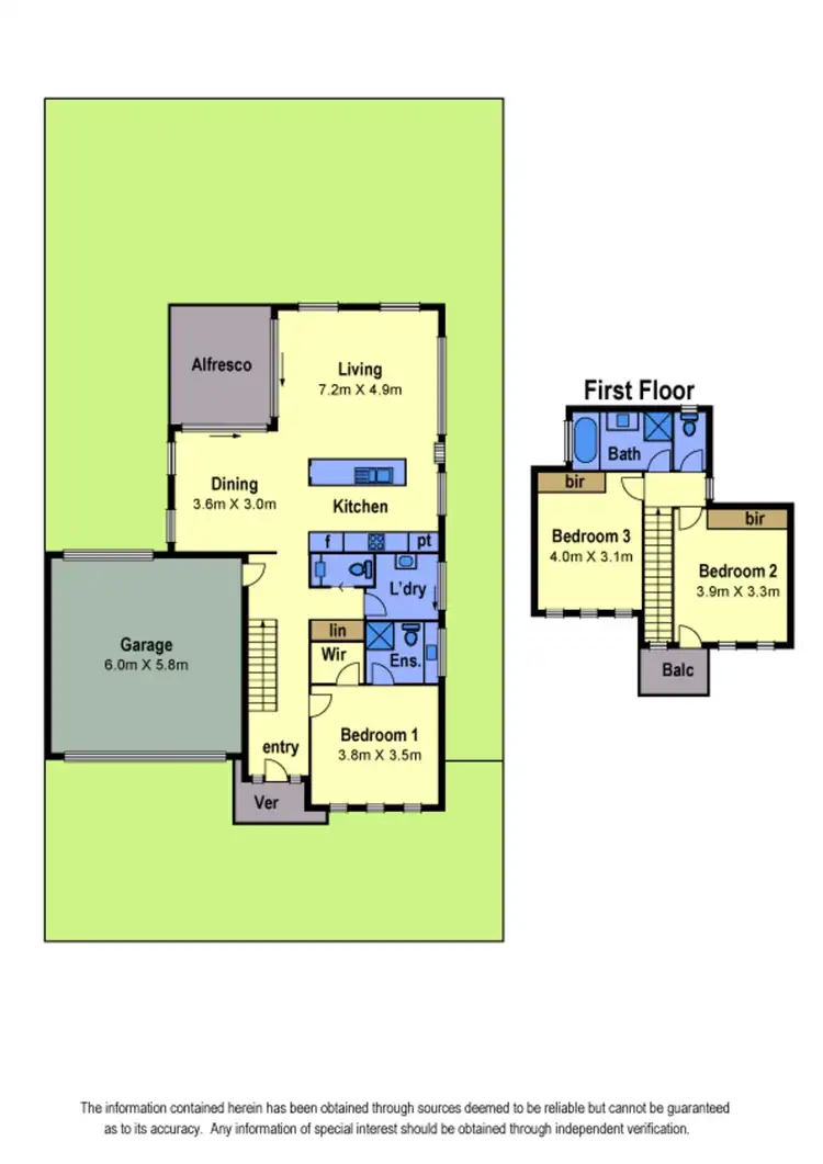 Floorplan of Homely house listing, 39 Heysen Parkway, Caroline Springs VIC 3023