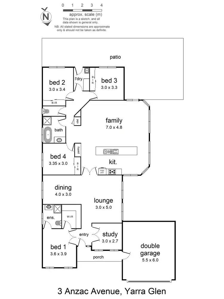 Floorplan of Homely house listing, 3 Anzac Avenue, Yarra Glen VIC 3775