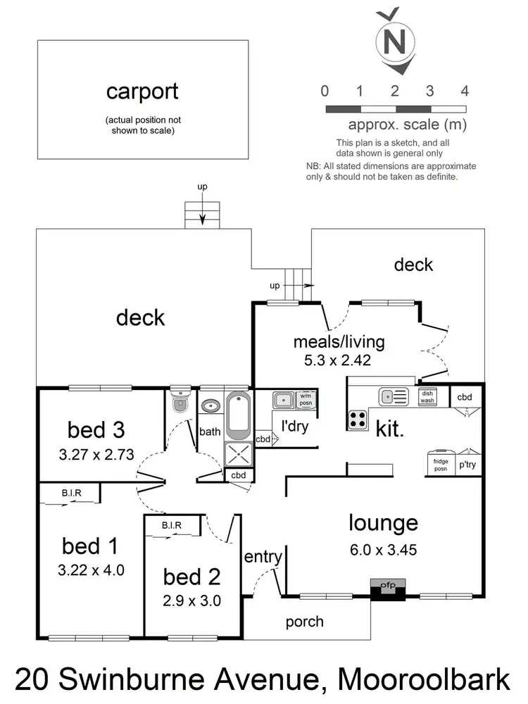 Floorplan of Homely house listing, 20 Swinburne Avenue, Mooroolbark VIC 3138