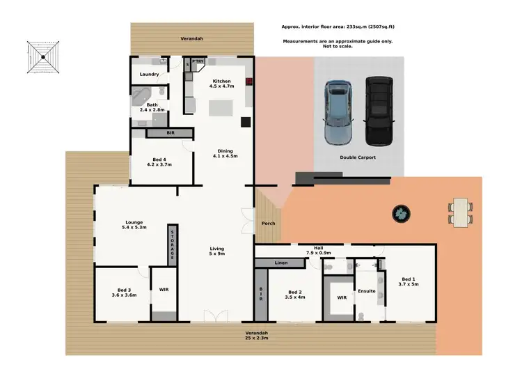 Floorplan of Homely rural property listing, 307 Soldiers Road, Barnawartha VIC 3688