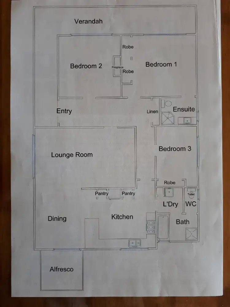 Floorplan of Homely house listing, 1/72 Orr Street, Shepparton VIC 3630