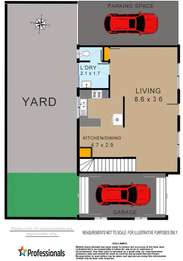 Floorplan of Homely townhouse listing, 9/66-68 Victoria Street, Kingswood NSW 2747