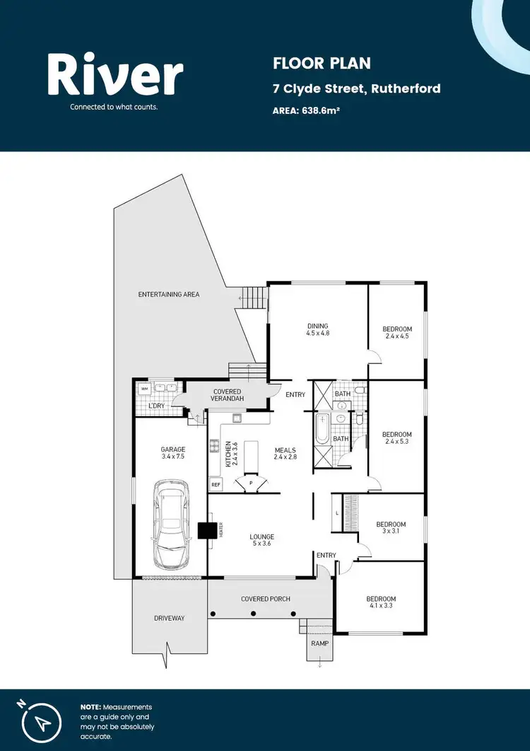 Floorplan of Homely house listing, 7 Clyde Street, Rutherford NSW 2320