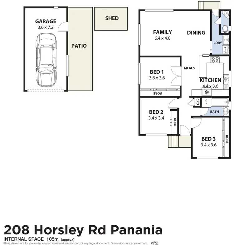 Floorplan of Homely house listing, 208 Horsley Road, Panania NSW 2213