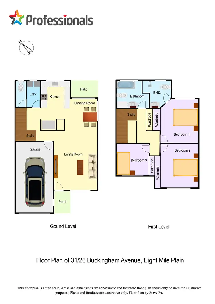 Floorplan of Homely townhouse listing, 31/26 Buckingham Place, Eight Mile Plains QLD 4113