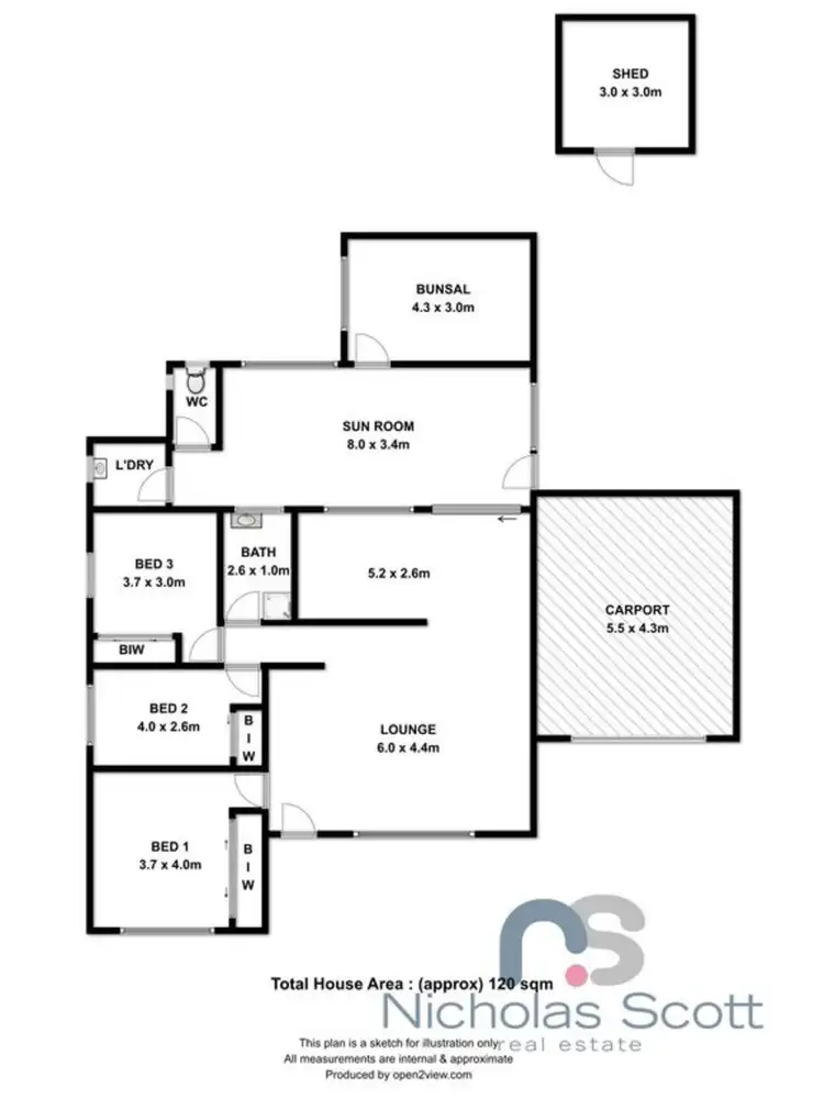 Floorplan of Homely house listing, 17 Sixth Avenue, Altona North VIC 3025