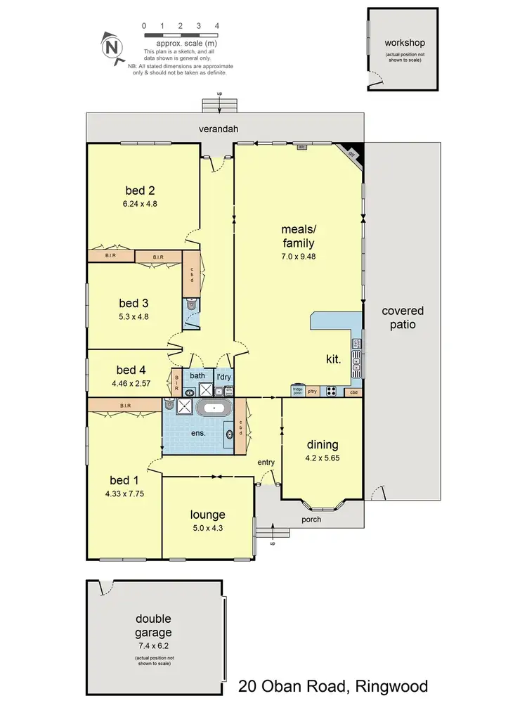 Floorplan of Homely house listing, 20 Oban Road, Ringwood North VIC 3134