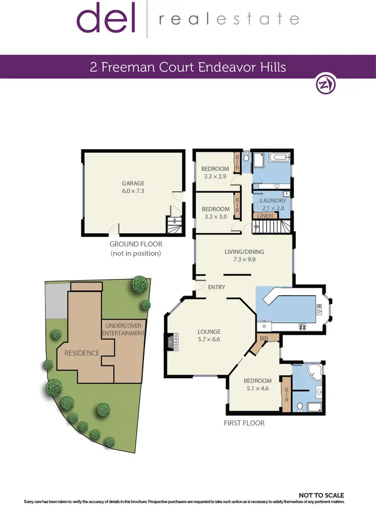 Floorplan of Homely house listing, 2 Freeman Court, Endeavour Hills VIC 3802