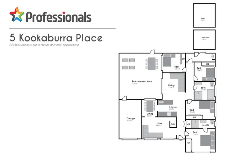 Floorplan of Homely house listing, 5 Kookaburra Place, Erskine Park NSW 2759