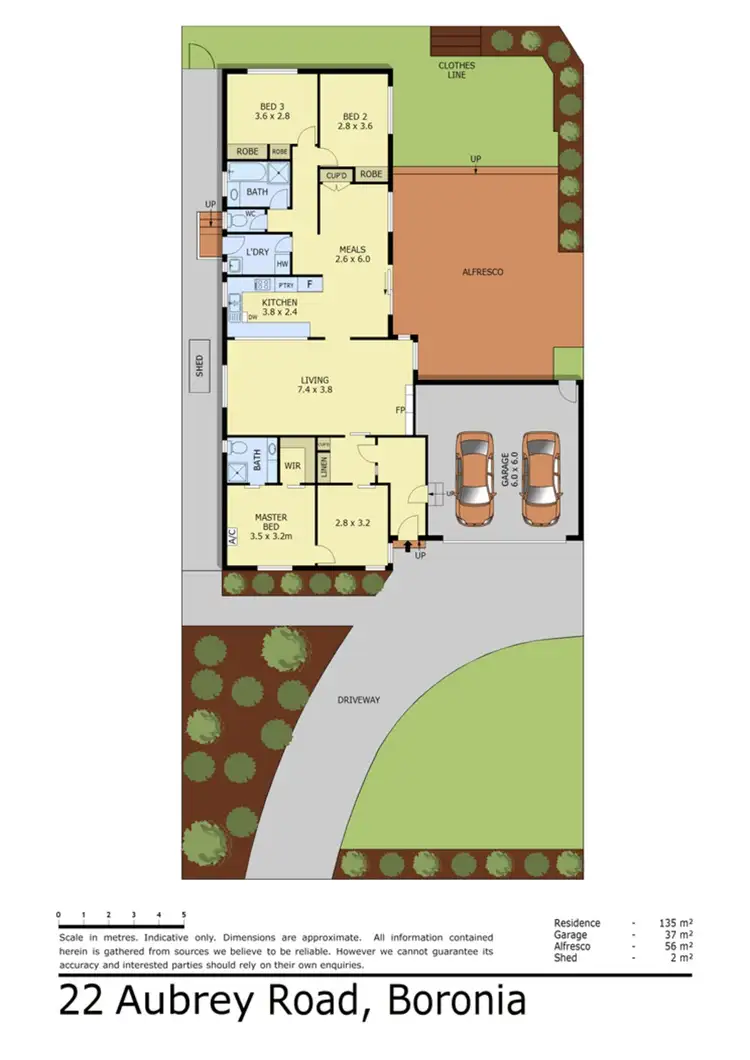 Floorplan of Homely house listing, 22 Aubrey Grove, Boronia VIC 3155