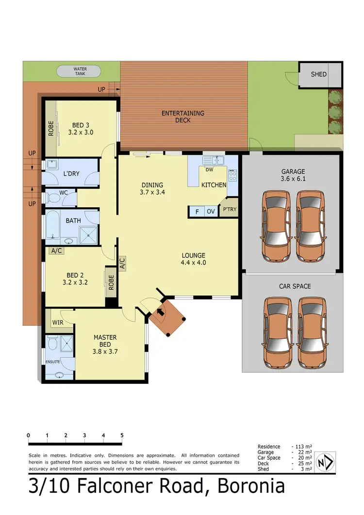 Floorplan of Homely unit listing, 3/10 Falconer Road, Boronia VIC 3155