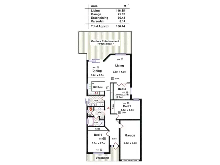 Floorplan of Homely house listing, 15 Cambridge Street, Gilles Plains SA 5086