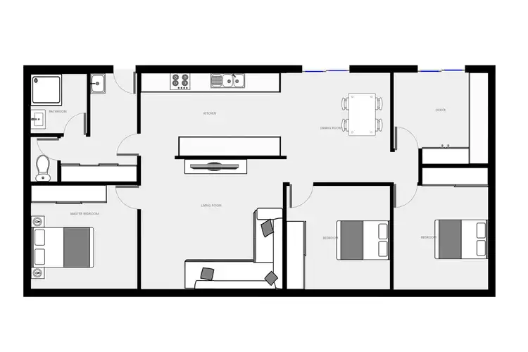 Floorplan of Homely house listing, 18 Twenty Second Street, Irymple VIC 3498