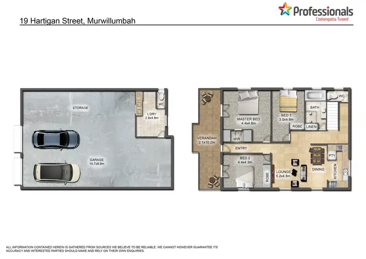 Floorplan of Homely house listing, 19 Hartigan Street, Murwillumbah NSW 2484