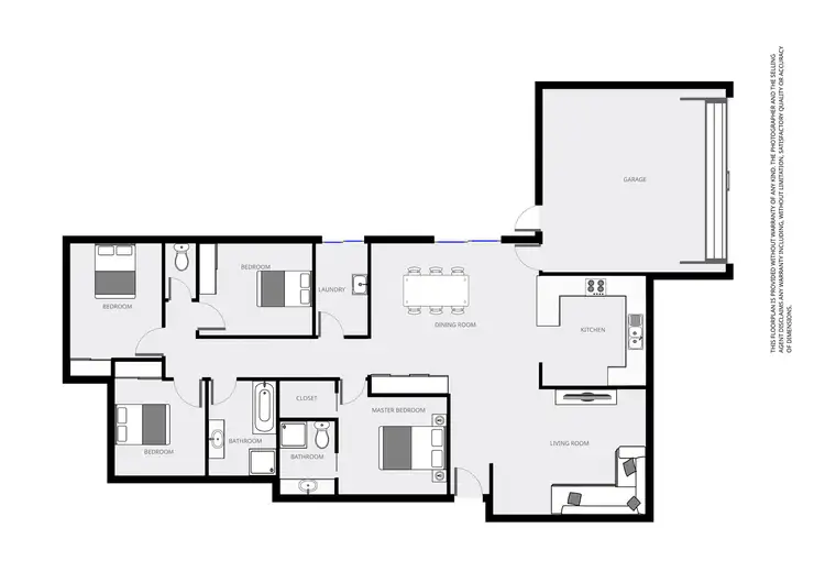 Floorplan of Homely house listing, 5 Rodeo Drive, Mildura VIC 3500