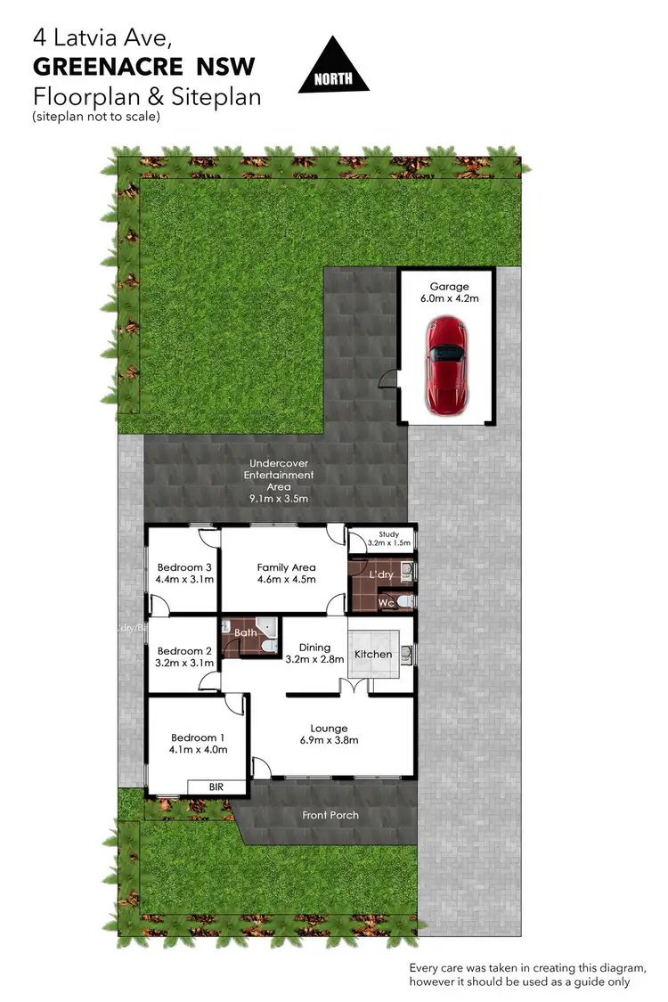 Floorplan of Homely house listing, 4 Latvia Avenue, Greenacre NSW 2190