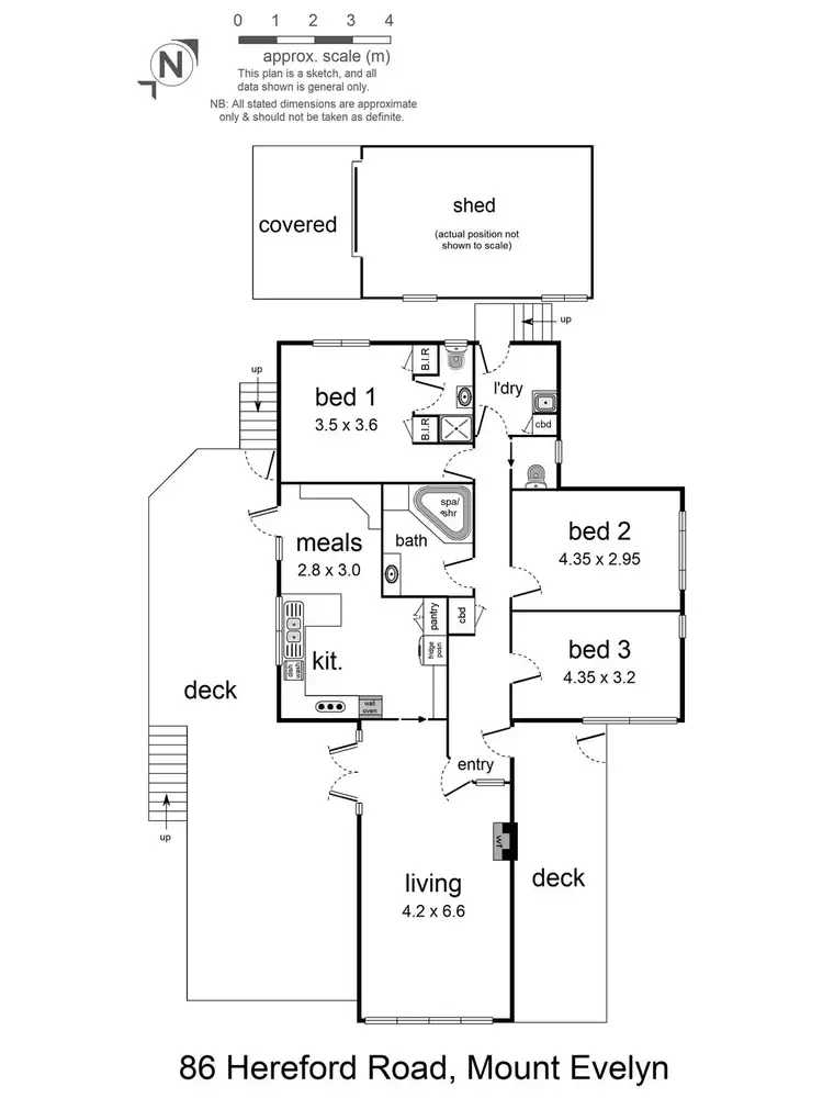 Floorplan of Homely house listing, 86 Hereford Road, Mount Evelyn VIC 3796