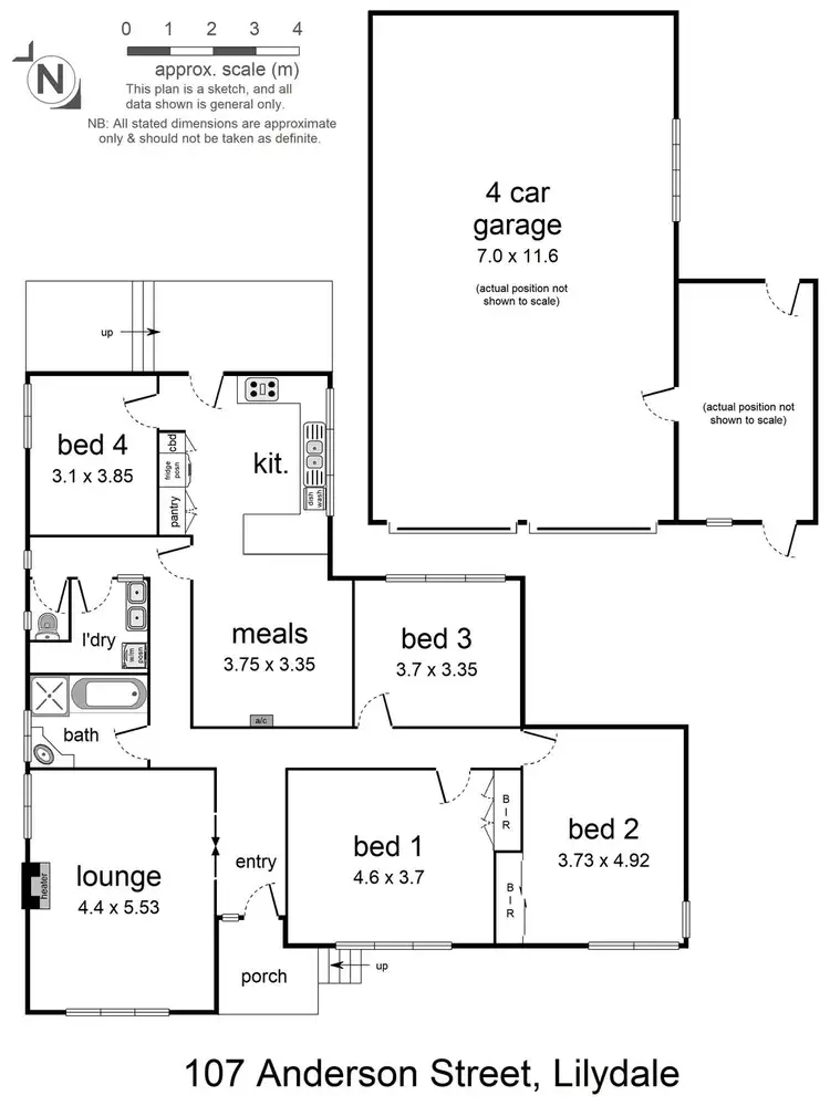 Floorplan of Homely house listing, 107 Anderson Street, Lilydale VIC 3140