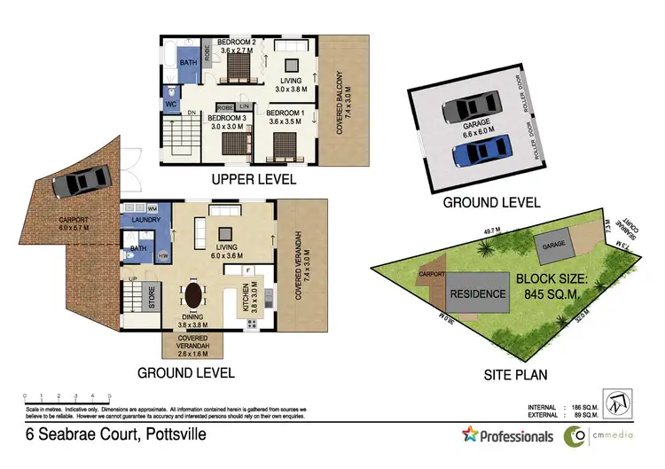 Floorplan of Homely house listing, 6 Seabrae Court, Pottsville NSW 2489