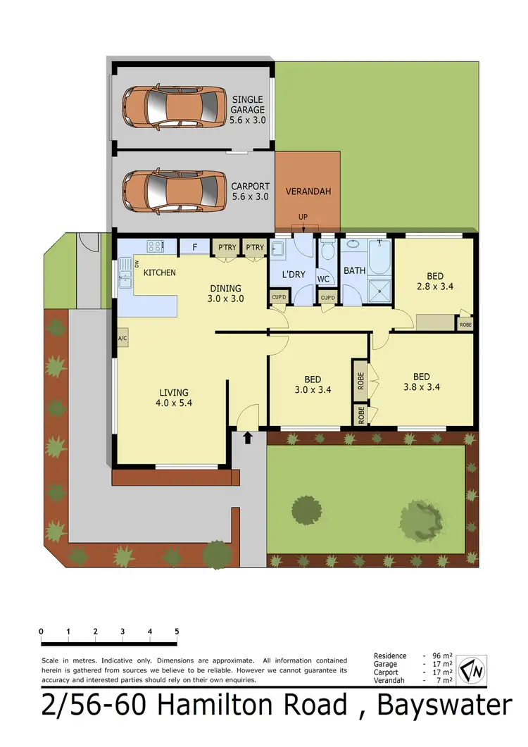 Floorplan of Homely unit listing, 2/56-60 Hamilton Road, Bayswater North VIC 3153