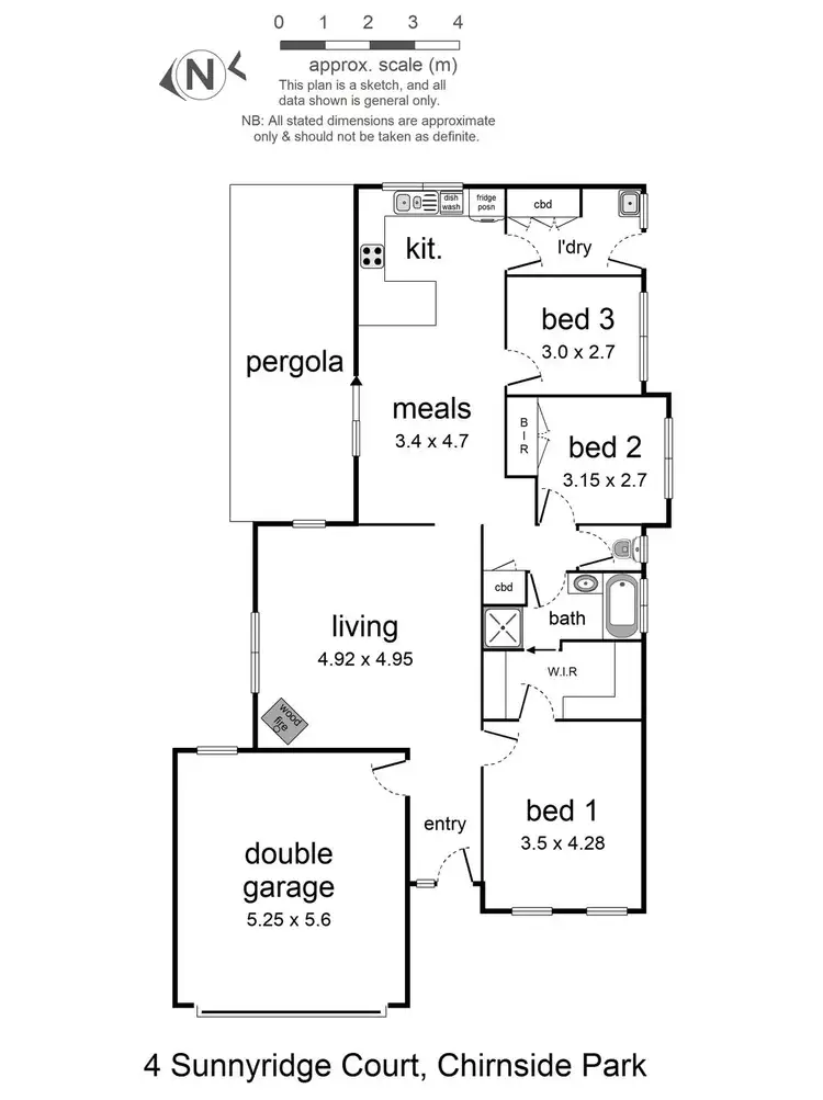 Floorplan of Homely house listing, 4 Sunnyridge Court, Chirnside Park VIC 3116
