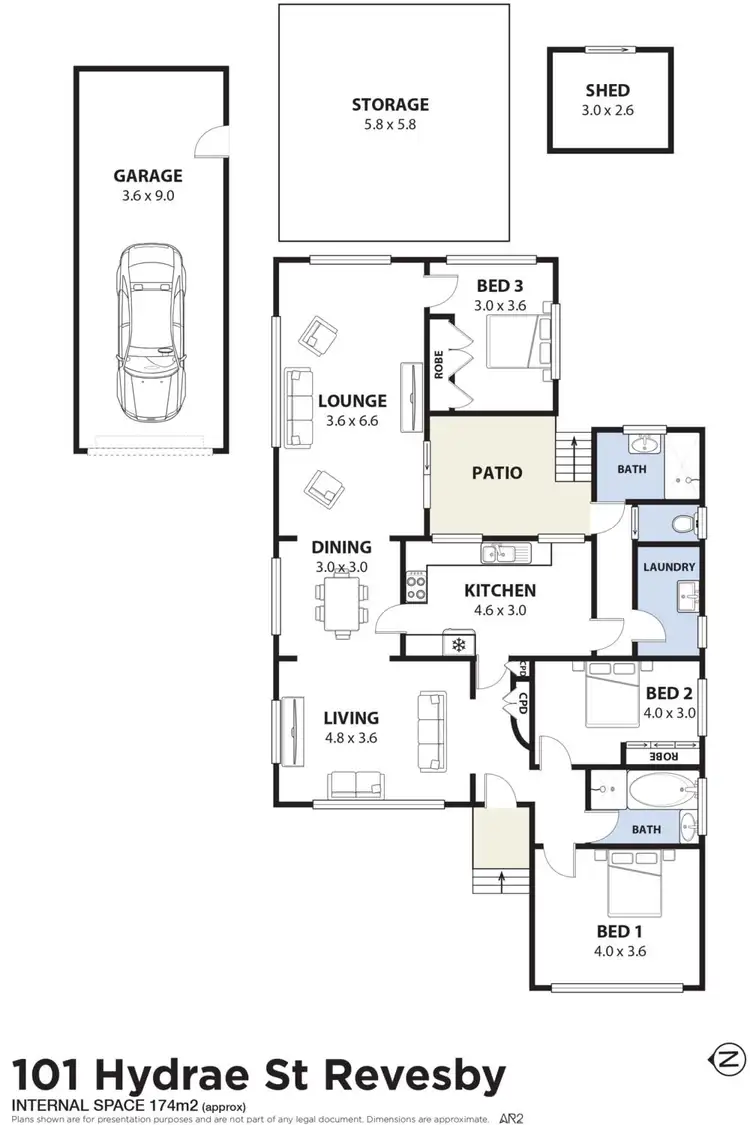 Floorplan of Homely house listing, 101 Hydrae Street, Revesby NSW 2212