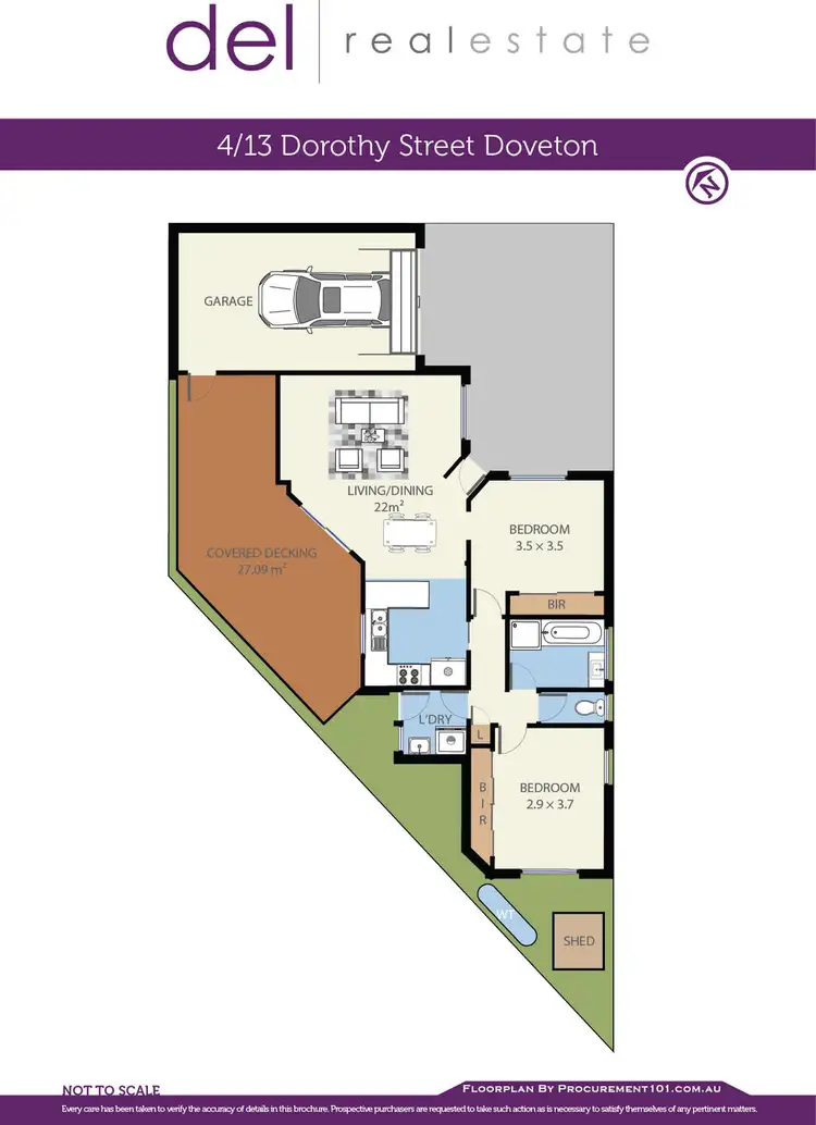 Floorplan of Homely unit listing, 4/13 Dorothy Street, Doveton VIC 3177