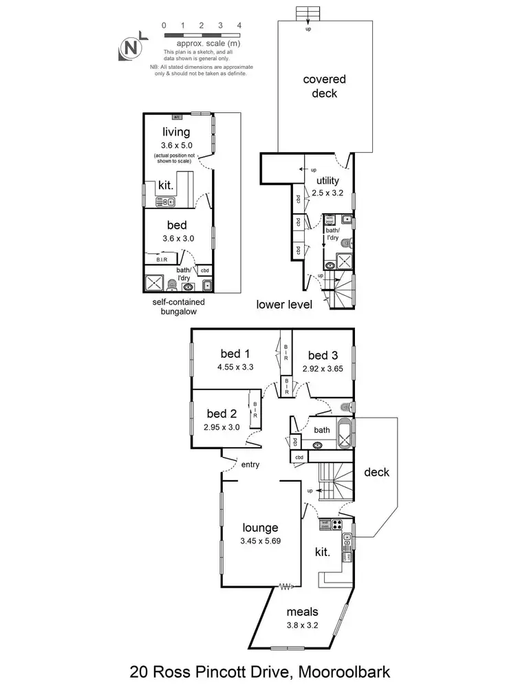 Floorplan of Homely house listing, 20 Ross Pincott Drive, Mooroolbark VIC 3138