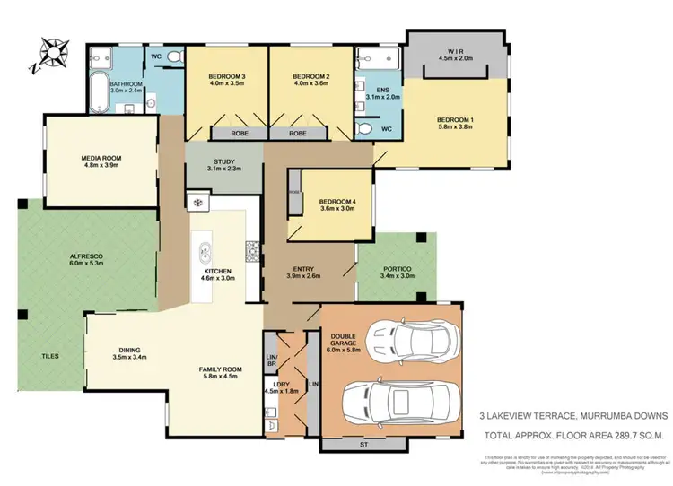 Floorplan of Homely house listing, 3 Lakeview Terrace, Murrumba Downs QLD 4503
