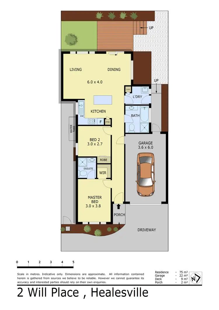 Floorplan of Homely house listing, 2 Will Place, Healesville VIC 3777
