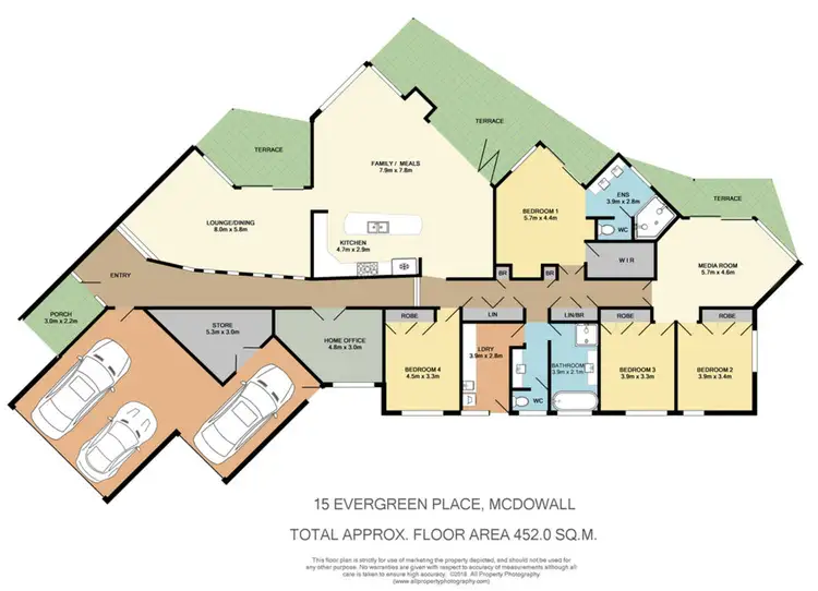 Floorplan of Homely house listing, 15 Evergreen Place, Mcdowall QLD 4053