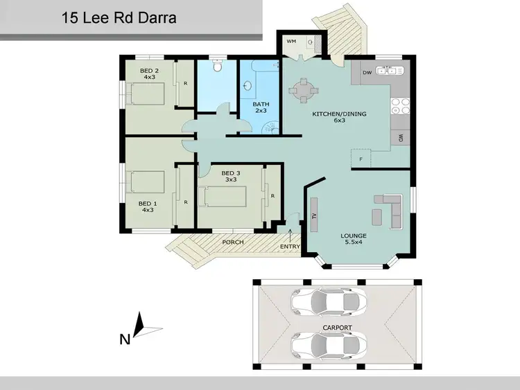 Floorplan of Homely house listing, 15 Lee Road, Darra QLD 4076