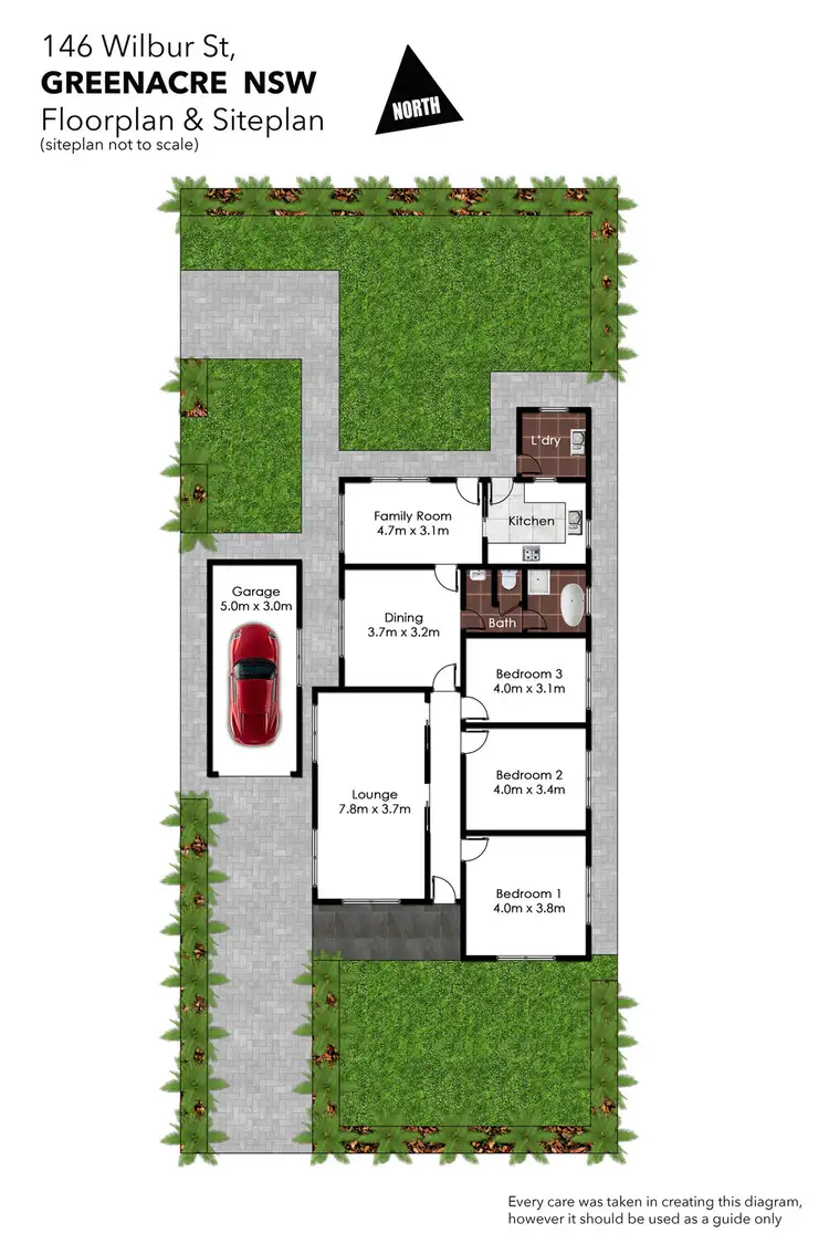 Floorplan of Homely house listing, 146 Wilbur Street, Greenacre NSW 2190