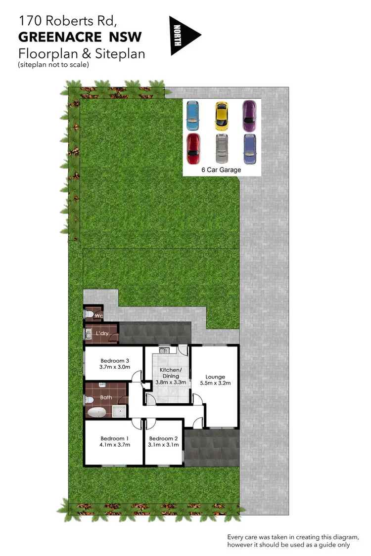 Floorplan of Homely house listing, 170 Roberts Road, Greenacre NSW 2190
