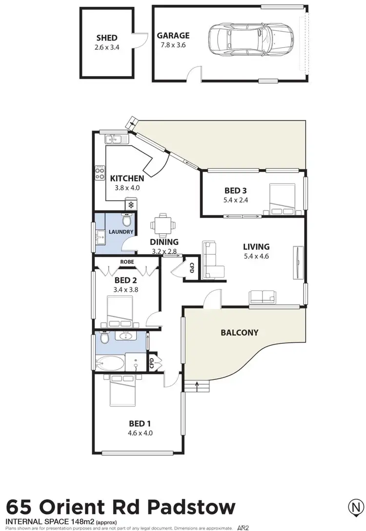 Floorplan of Homely house listing, 65 Orient Road, Padstow NSW 2211