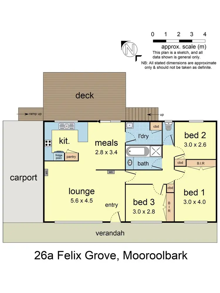 Floorplan of Homely house listing, 26A Felix Grove, Mooroolbark VIC 3138