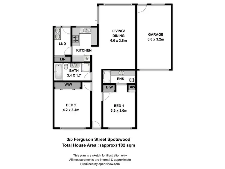 Floorplan of Homely unit listing, 3/5 Ferguson Street, Spotswood VIC 3015