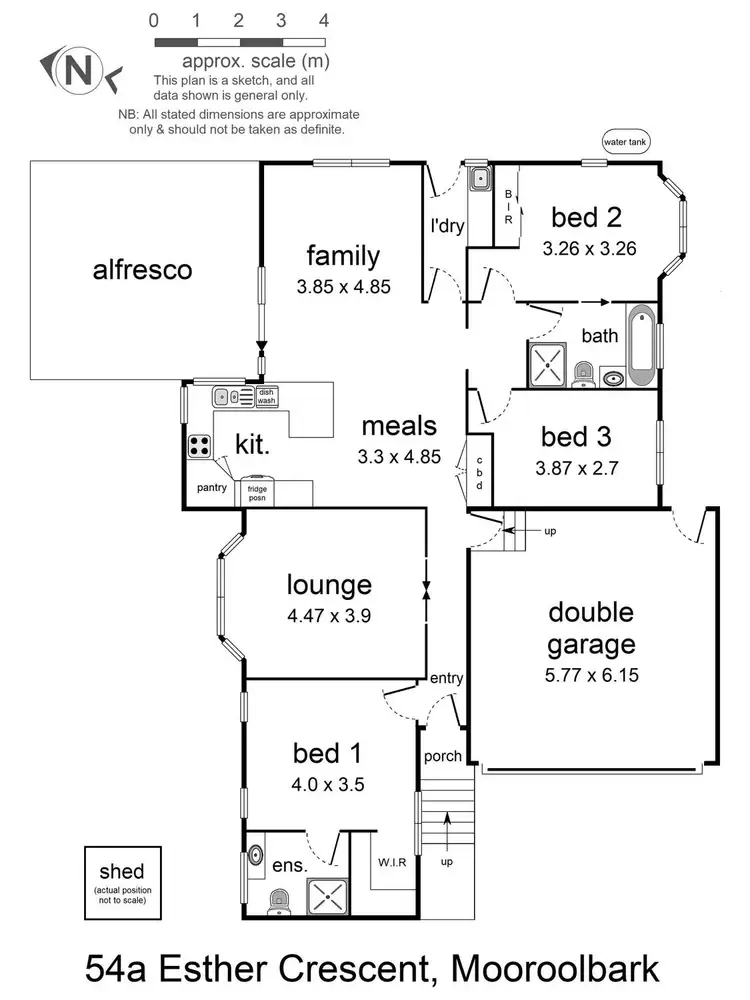 Floorplan of Homely house listing, 54a Esther Crescent, Mooroolbark VIC 3138