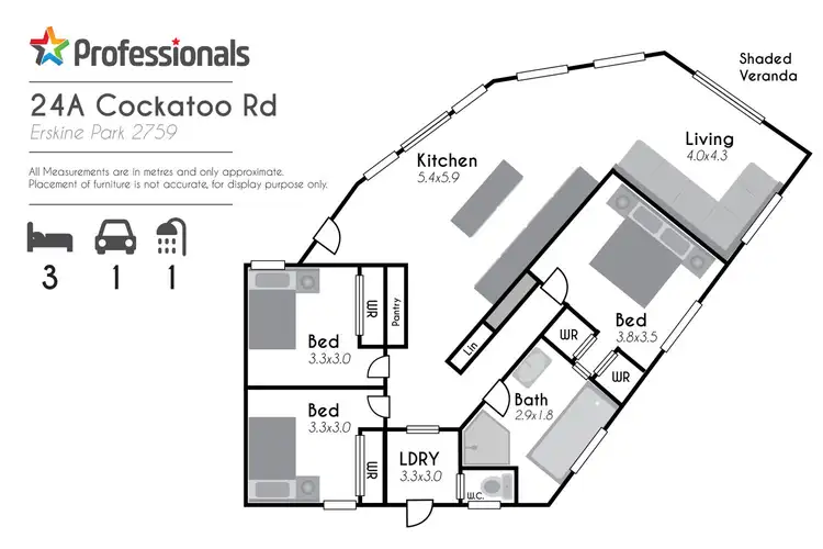 Floorplan of Homely house listing, 24a Cockatoo Road, Erskine Park NSW 2759