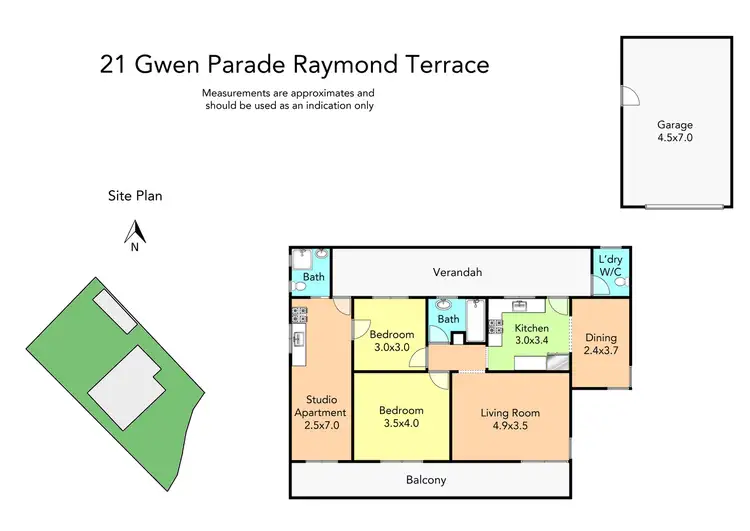 Floorplan of Homely house listing, 21 Gwen Parade, Raymond Terrace NSW 2324