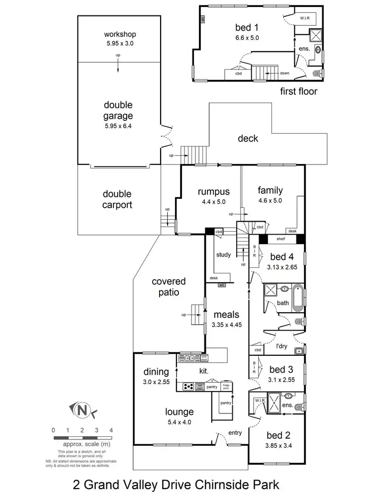 Floorplan of Homely house listing, 2 Grandvalley Drive, Chirnside Park VIC 3116