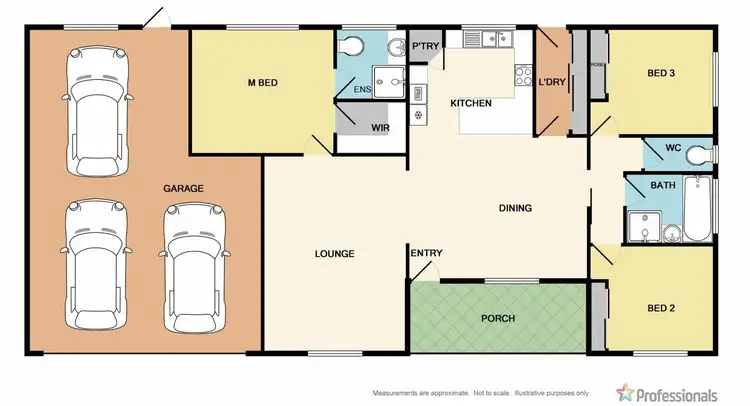 Floorplan of Homely house listing, 11 Clifford Court, Wodonga VIC 3690