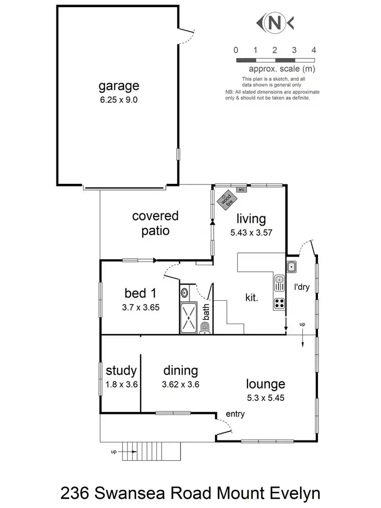 Floorplan of Homely house listing, 236 Swansea Road, Mount Evelyn VIC 3796